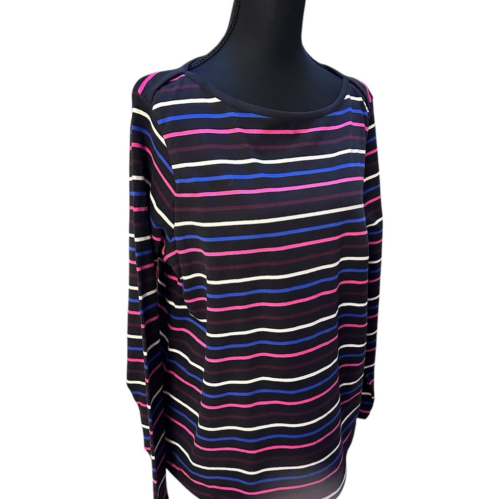 Fat Face Long Sleeved Top Shirt Blouse Classic Breton. US size 12. NWT